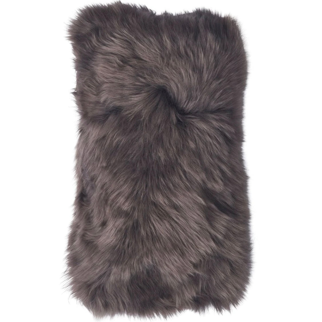 Coussin en peau de mouton de Nouvelle Zélande - Noisette