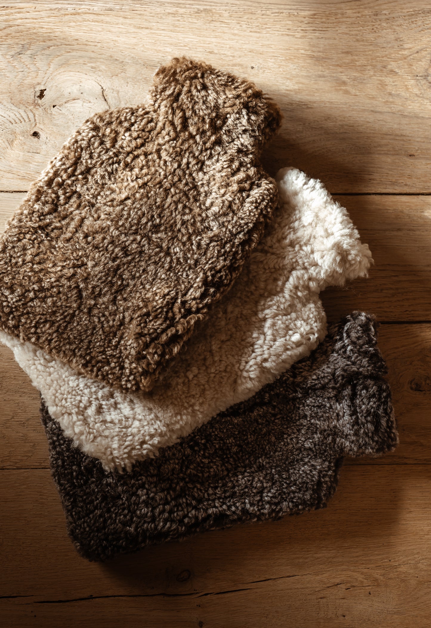 Bouillotte en peau de mouton de Nouvelle-Zélande - 4 coloris