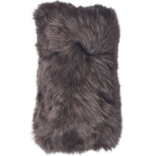 Coussin en peau de mouton de Nouvelle Zélande - Noisette