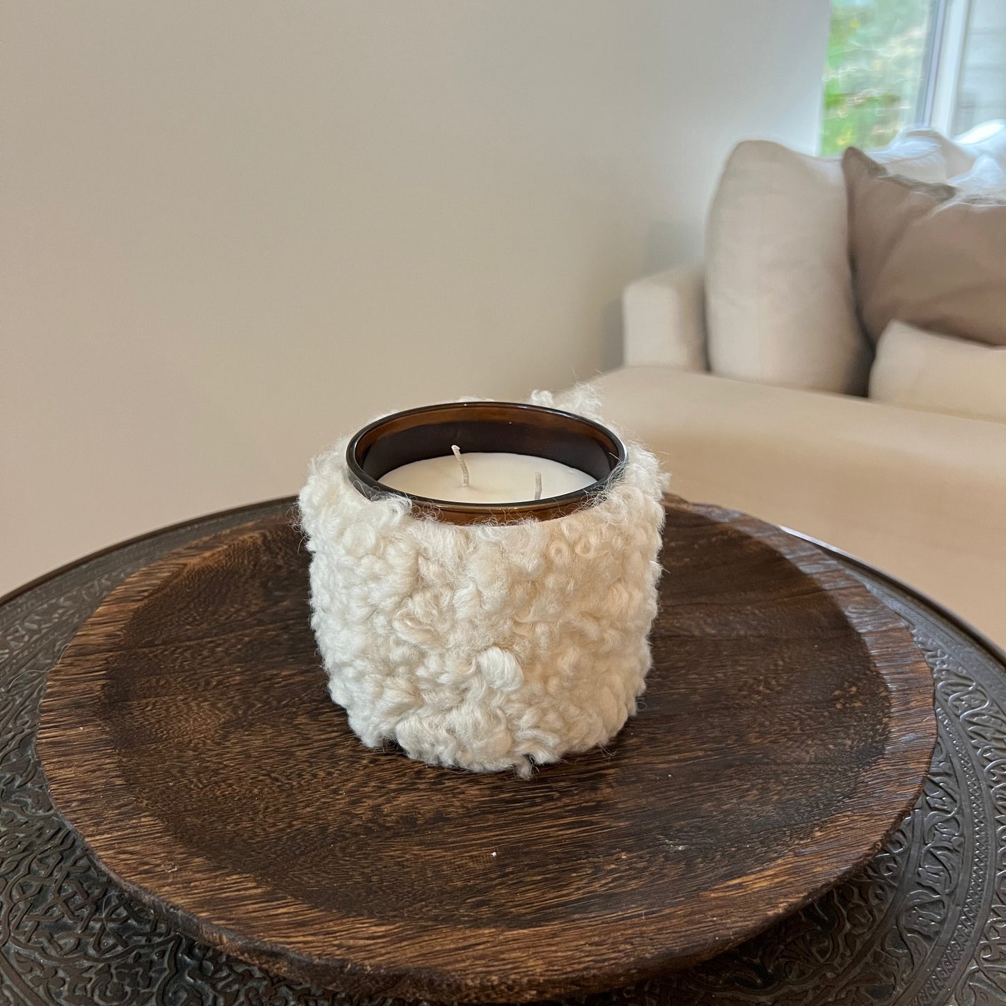 Bougie en peau de mouton de Nouvelle-Zélande