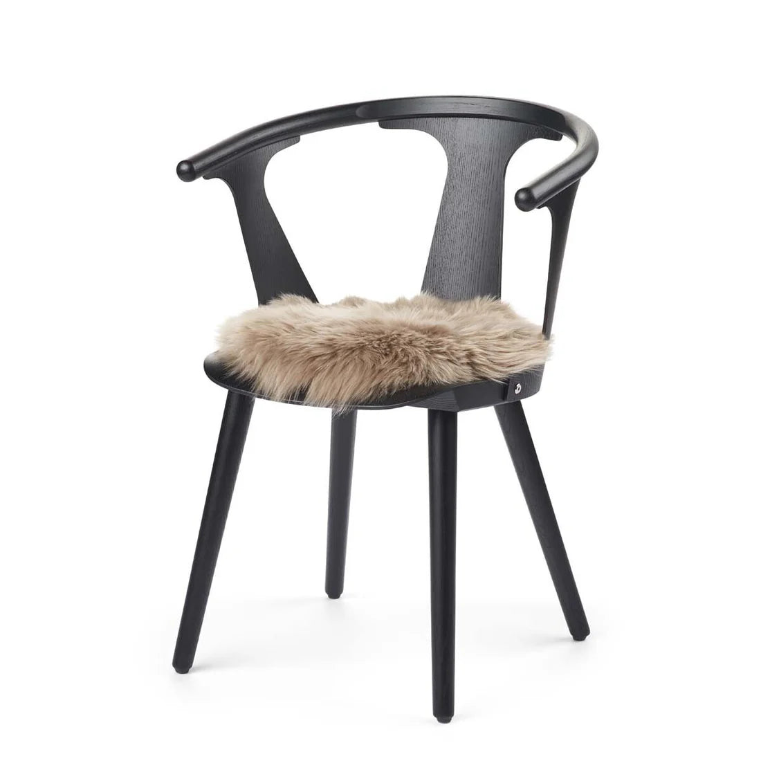 Galette de chaise en mouton de Nouvelle Zélande - 2 coloris Ø38cm